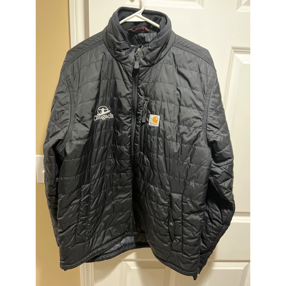 Carhartt Men Black Gilliam Insulated Puffer Jacket 102208 001 Medium Chugach - Picture 16 of 16